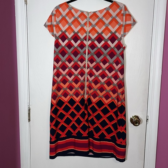 Eliza J NWOT! Geometric Sheath Dress - Picture 10 of 11
